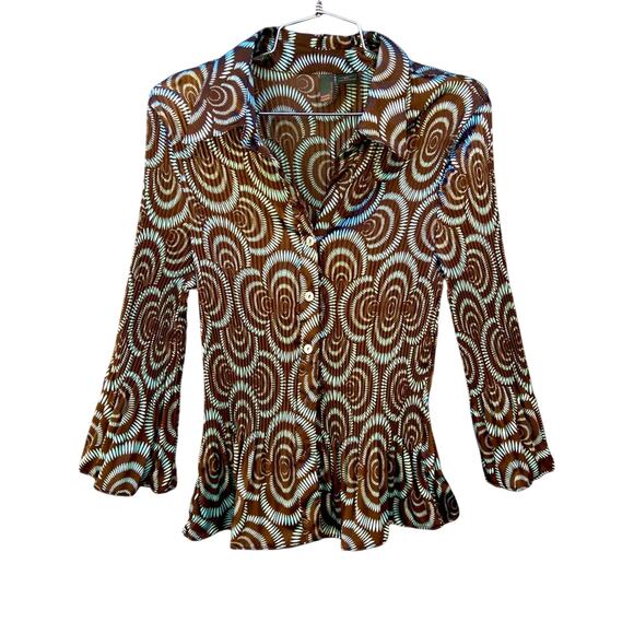 Y2K Button Down Shirt - Picture 1 of 3